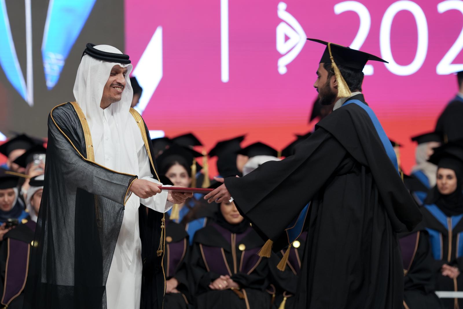 Minhaj Muhammed Saquafi Receives Academic Certificate from Qatar Prime Minister