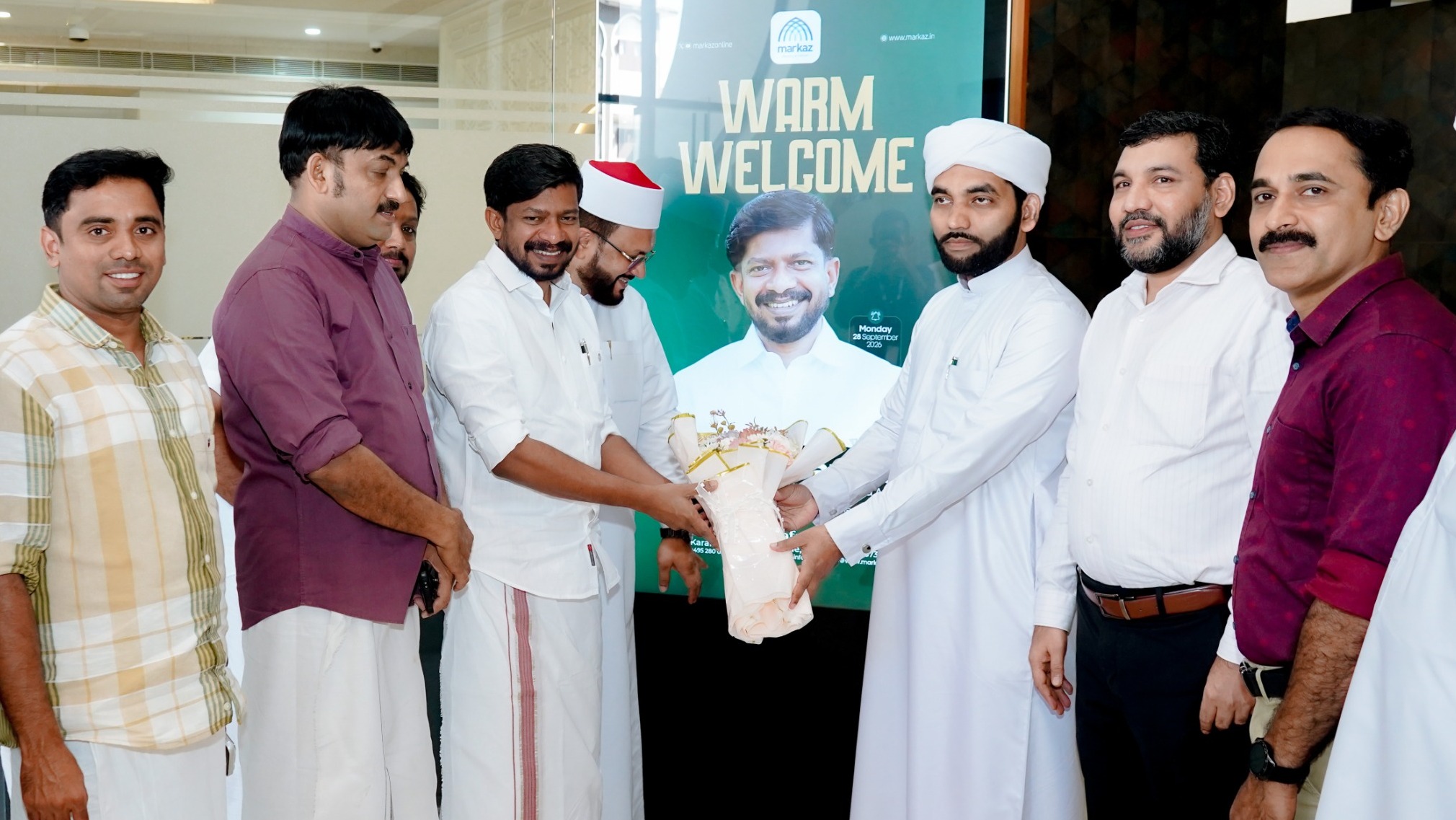 Minister Adv. O. J. Janeesh Visits Markaz