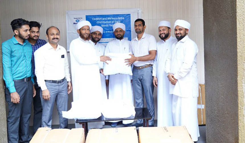 Markaz Rayhan Valley Receives Daily Needs Items from Mankind Pharma Limited