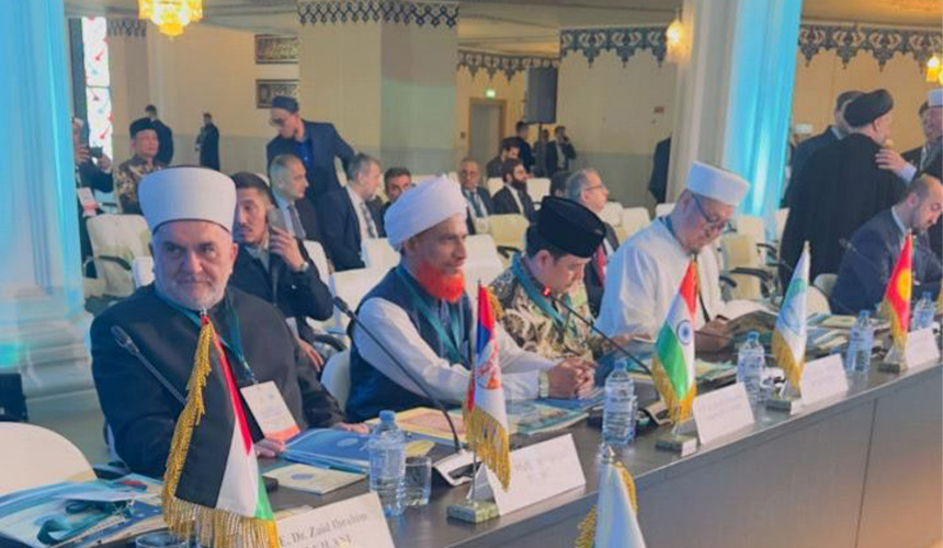 Dr Hussain Saquafi Represents India at the 20th Russian Muslim International Forum